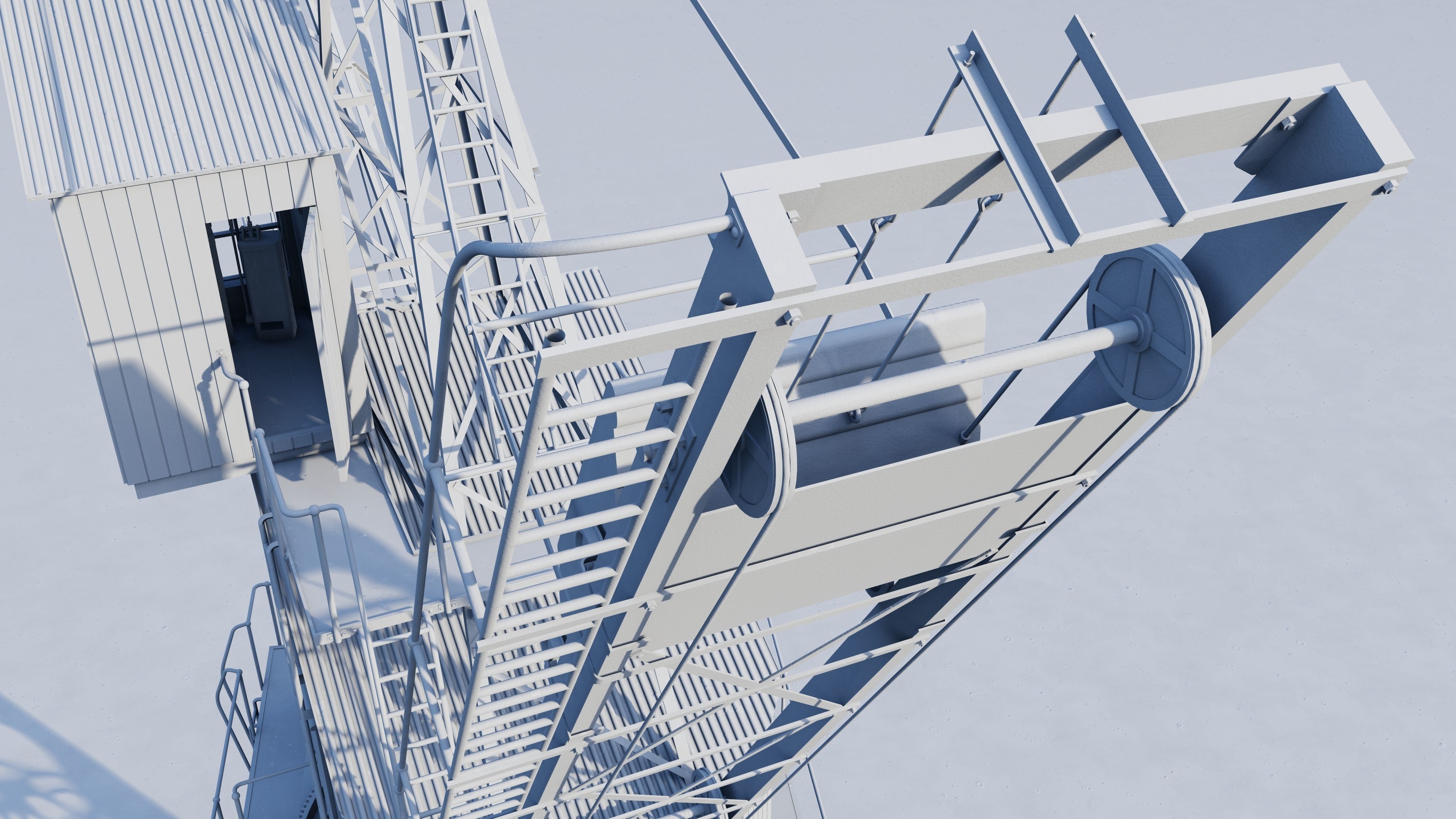 Southampton Crane 3D model 3D model_35