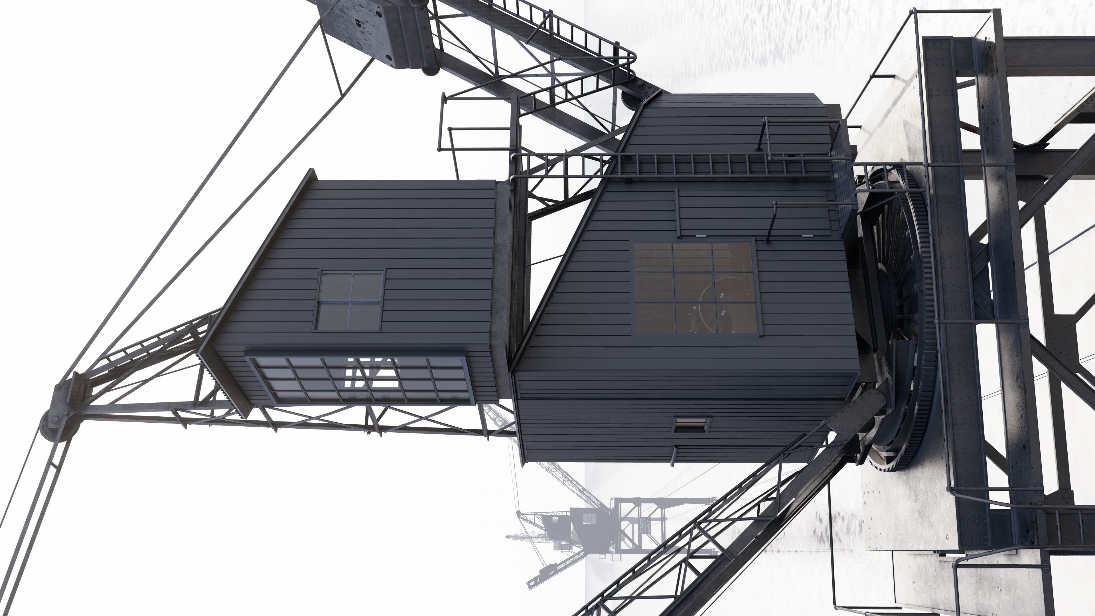 Southampton Crane 3D model 3D model_2