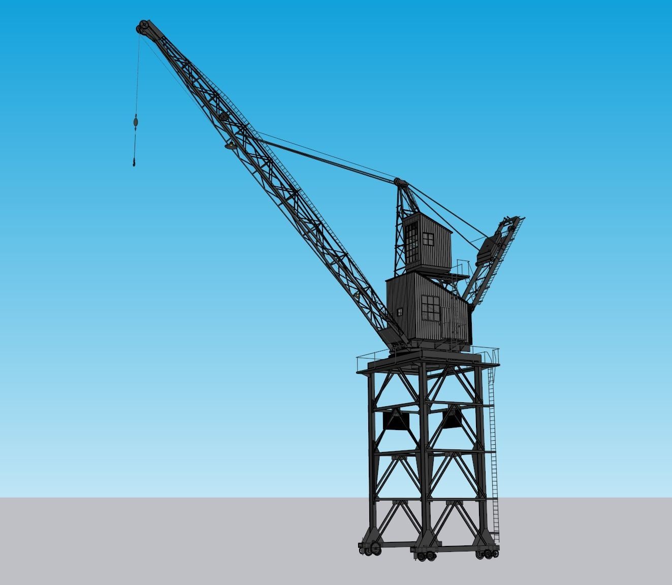 Southampton Crane 3D model 3D model_43