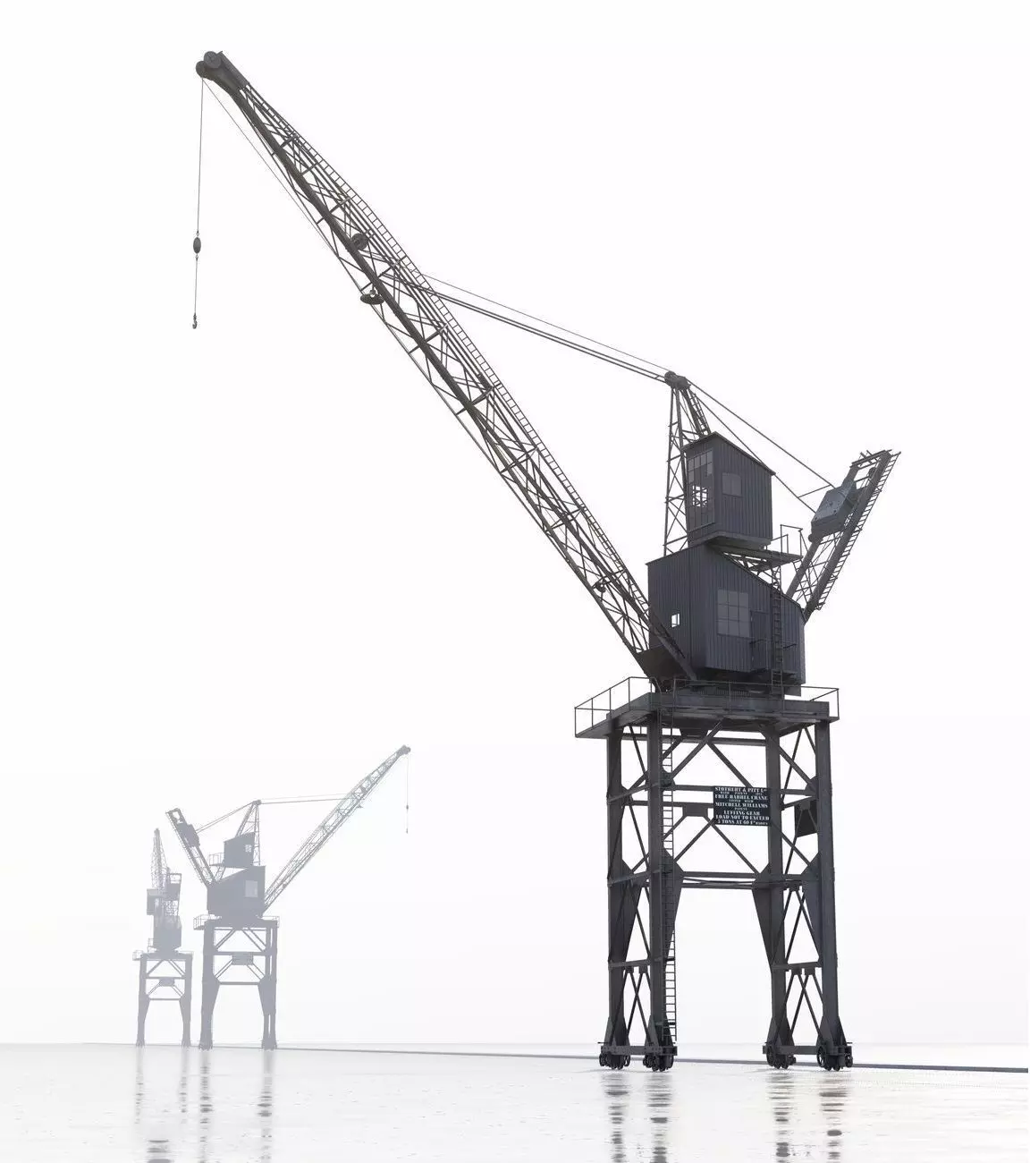 Southampton Crane 3D model 3D model_0