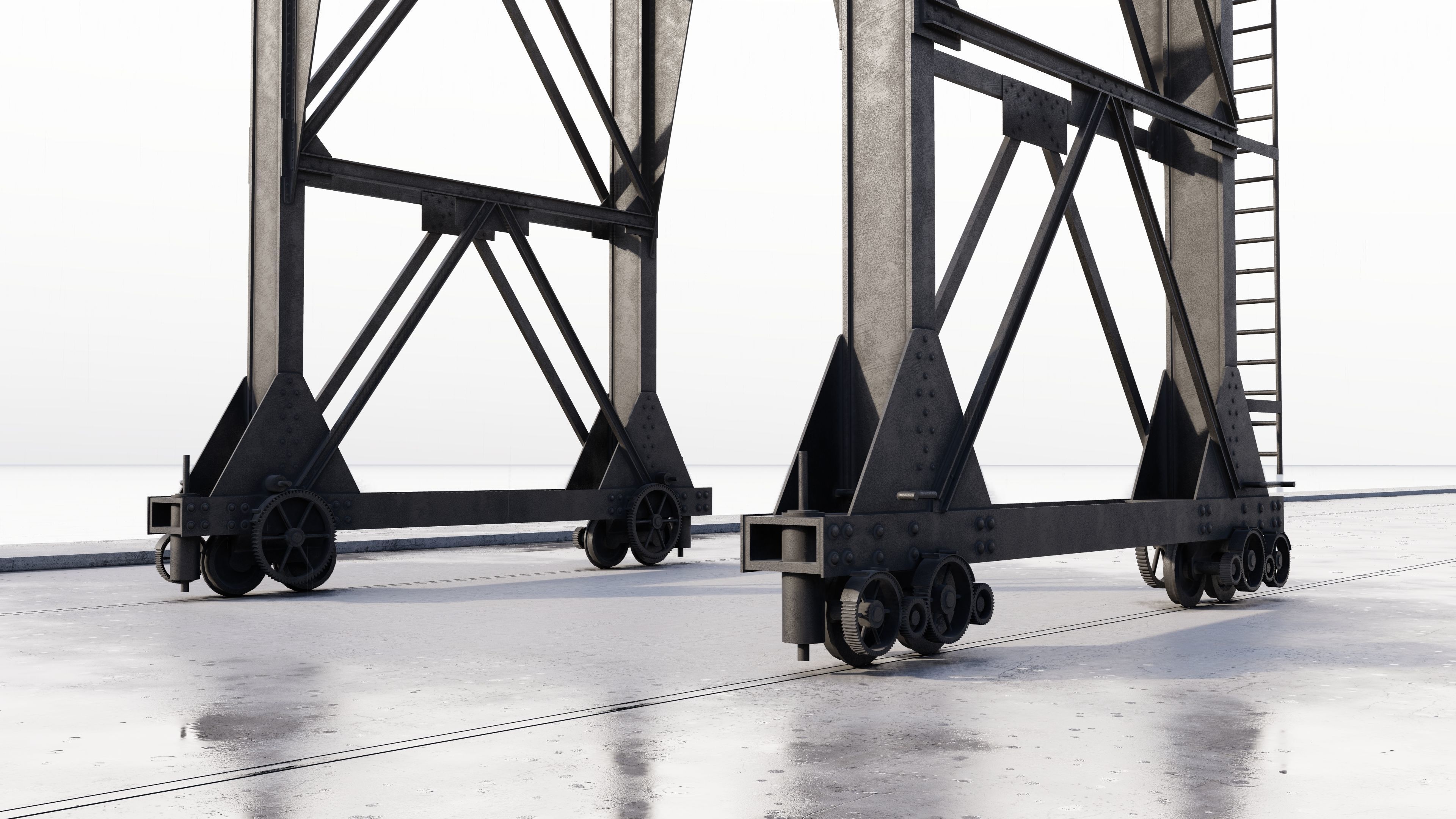 Southampton Crane 3D model 3D model_22