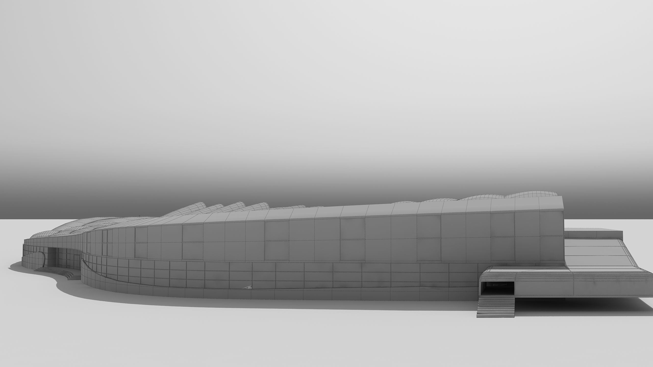 0127 - Bird Wing Building 3D model_20