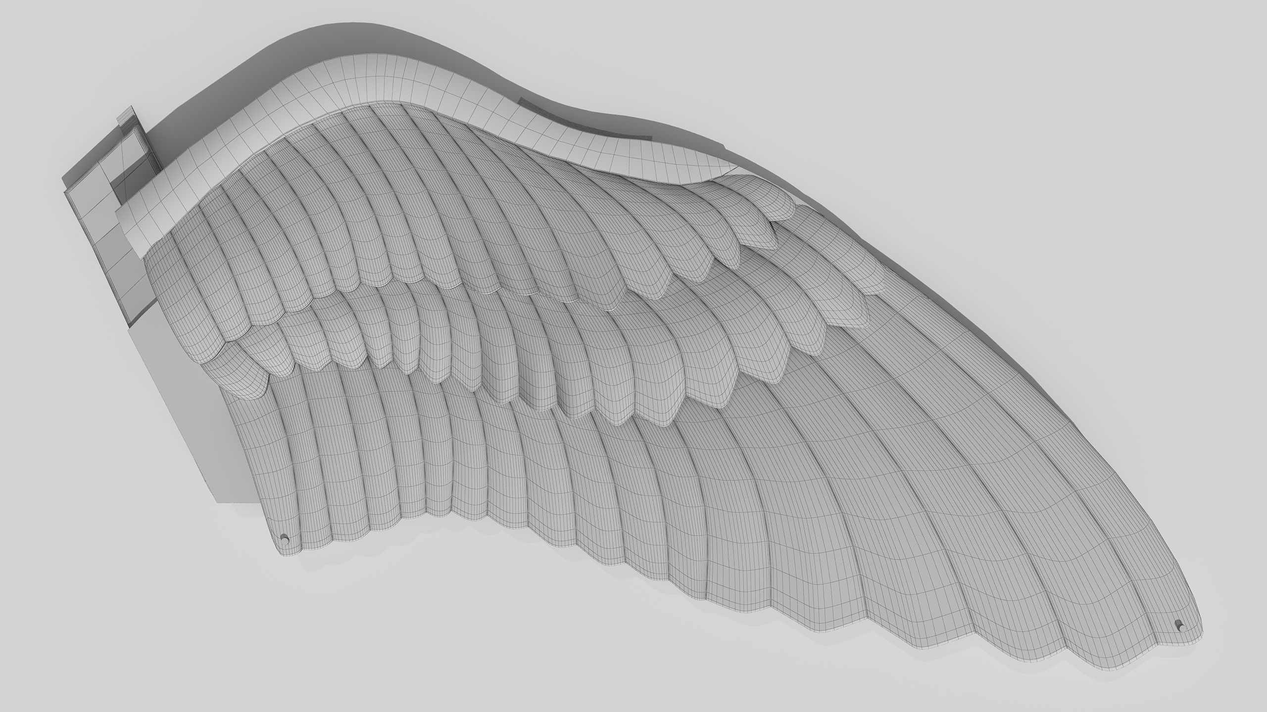 0127 - Bird Wing Building 3D model_19