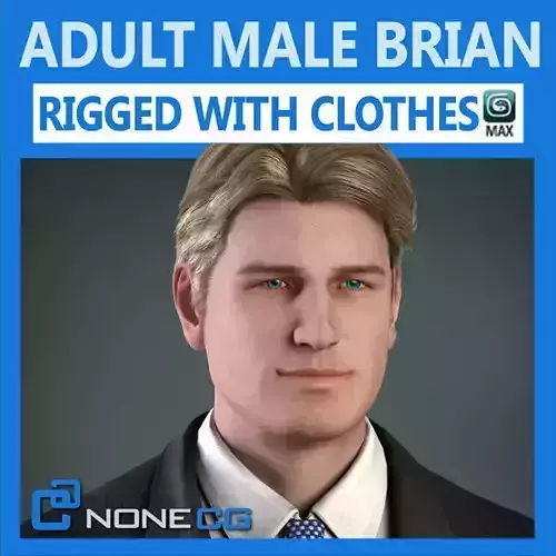 Adult Male Brian Rigged