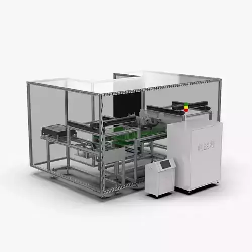 Fully Automatic Loading and Unloading Code Scanning Machine 3D model