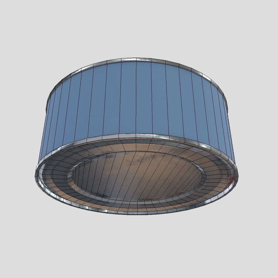 Tin Can Low-poly 3D model_10