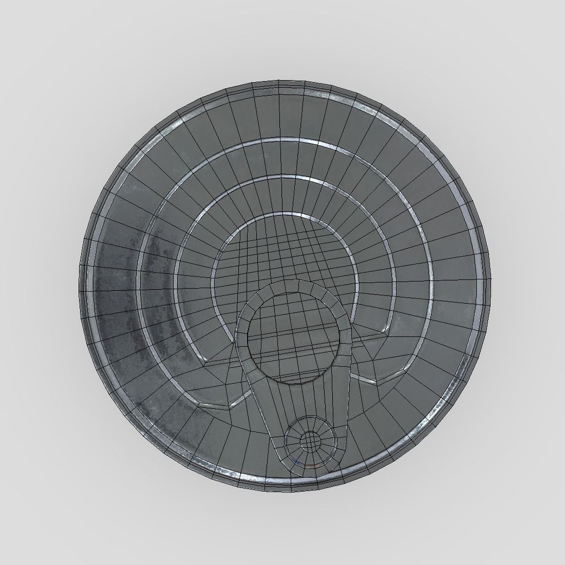 Tin Can Low-poly 3D model_8