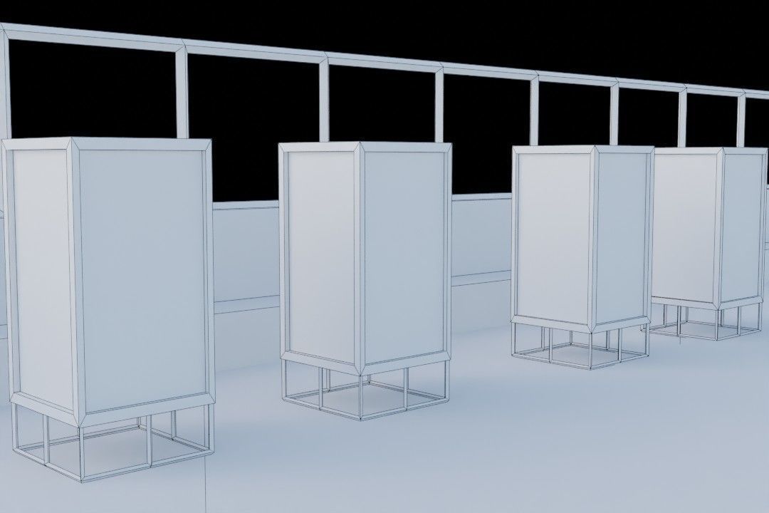 Arab City Block Full Low-poly 3D model_31