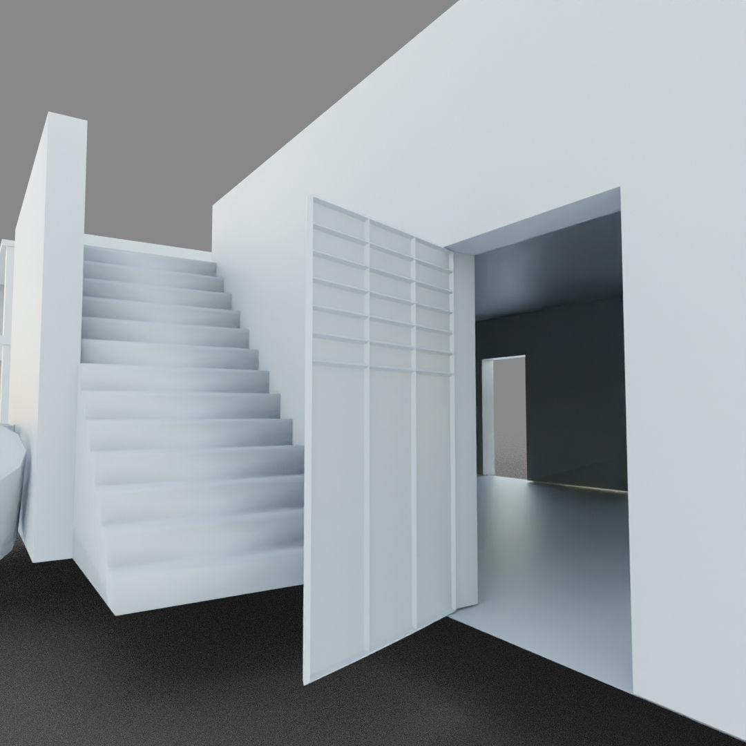 Arab City Block Full Low-poly 3D model_33