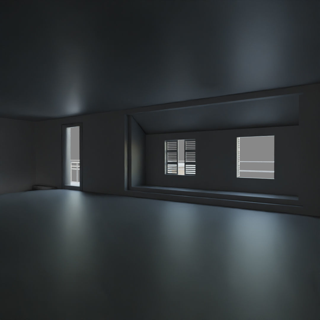 Arab City Block Full Low-poly 3D model_40