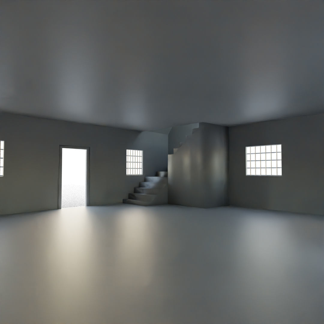 Arab City Block Full Low-poly 3D model_23