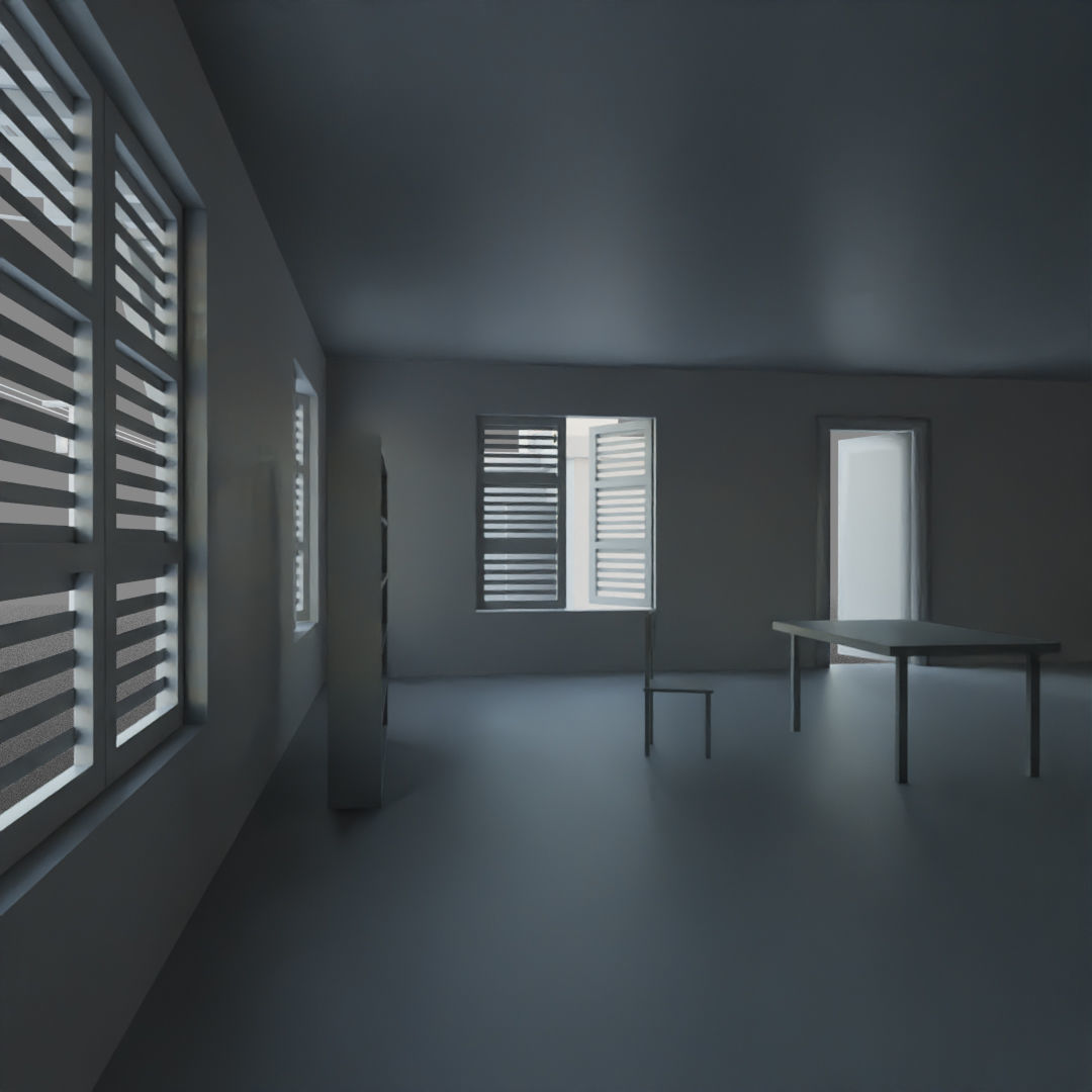 Arab City Block Full Low-poly 3D model_32