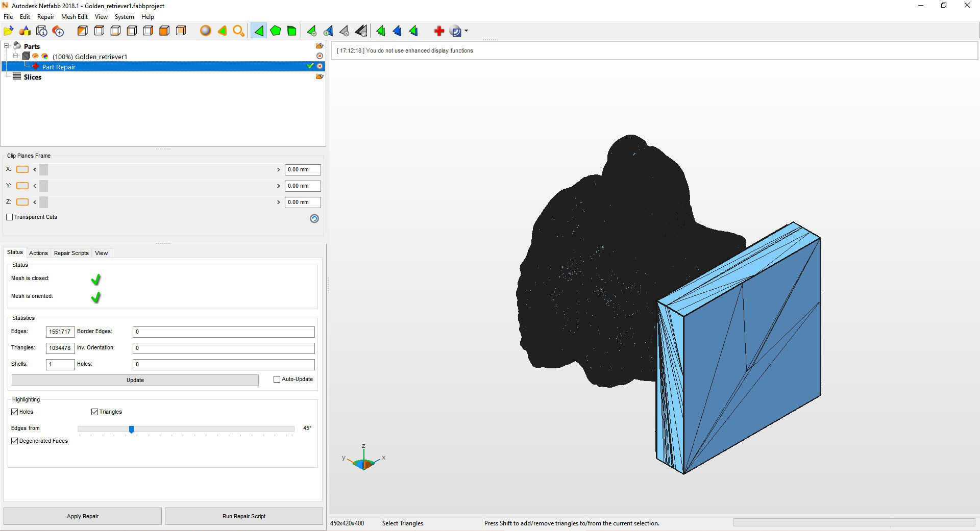 Golden retriever 3D print model 3D print model_8