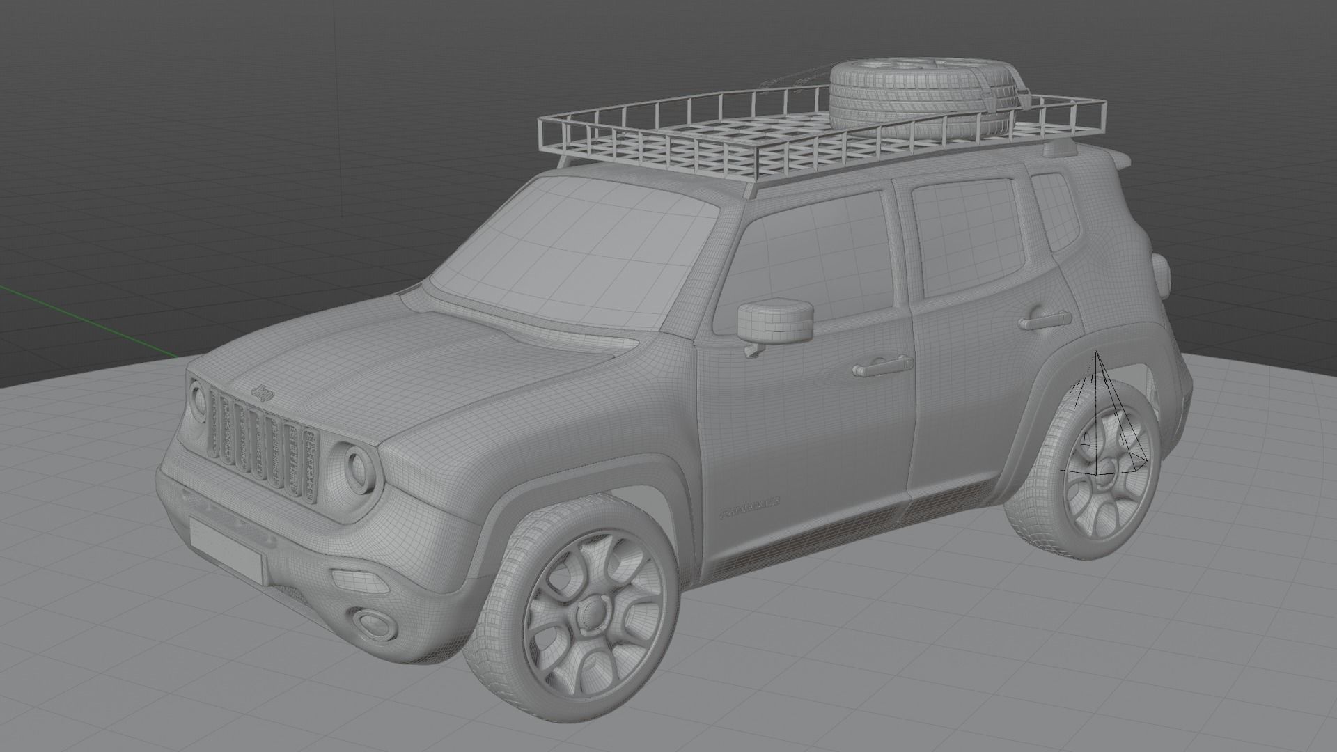 Jeep Renegade 3D model_5