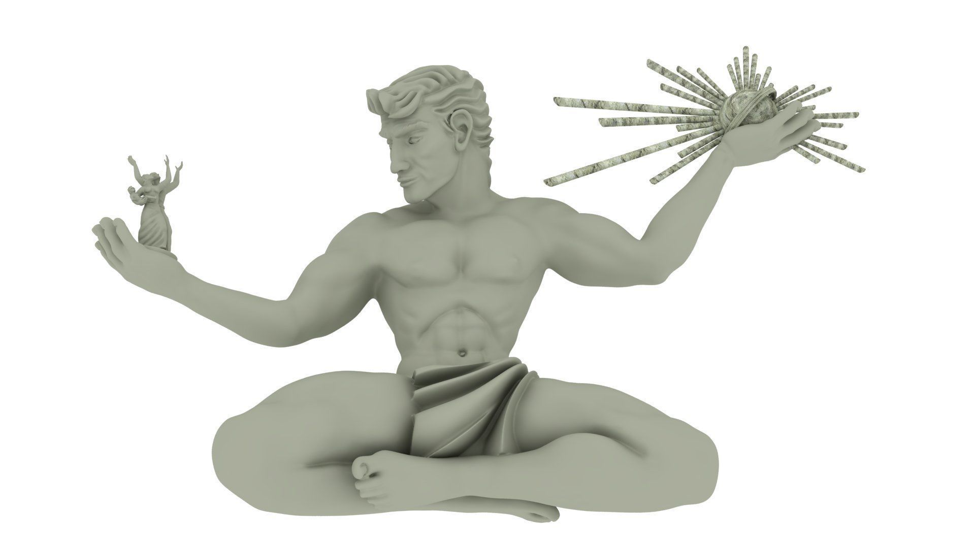 The Spirit of Detroit 3D print model_13