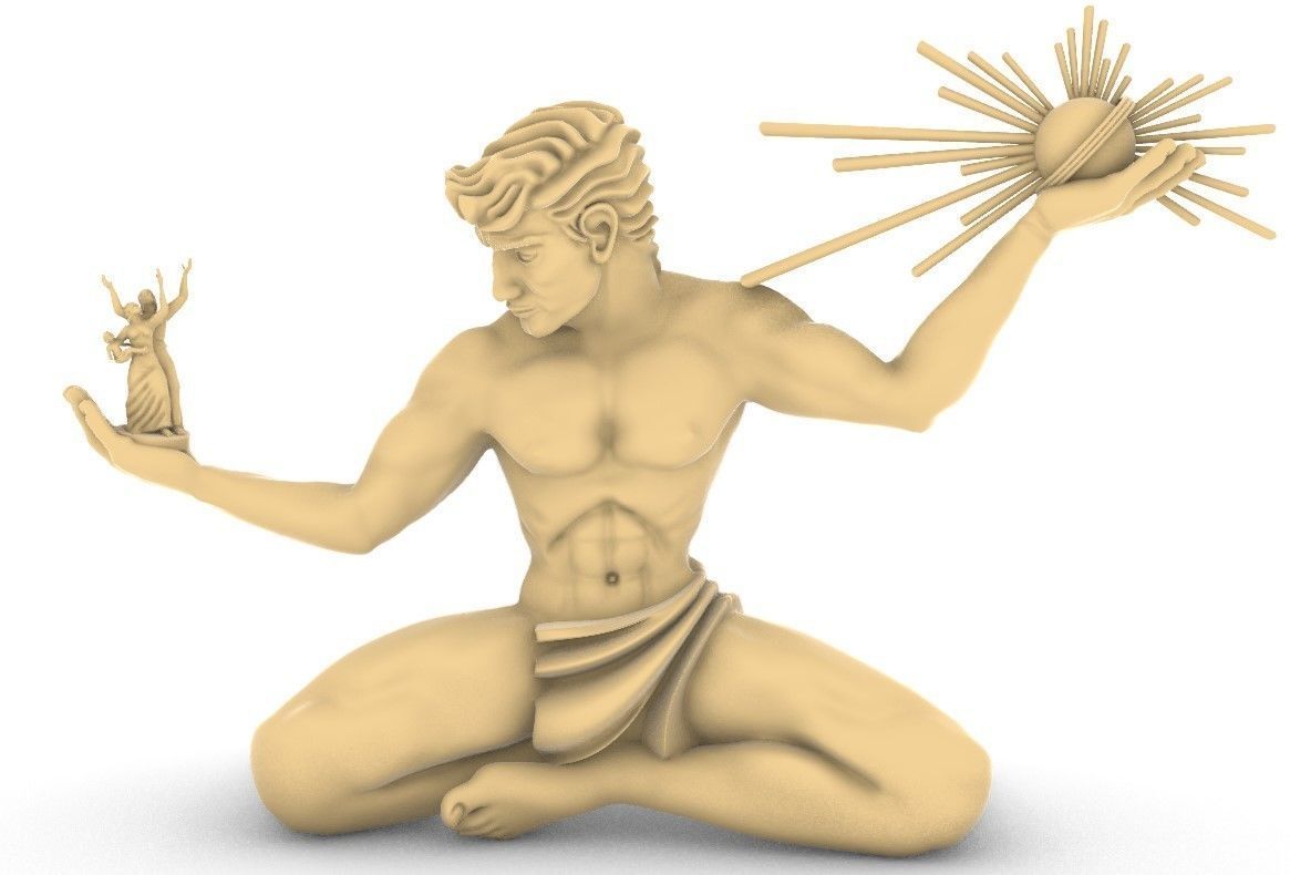 The Spirit of Detroit 3D print model_32