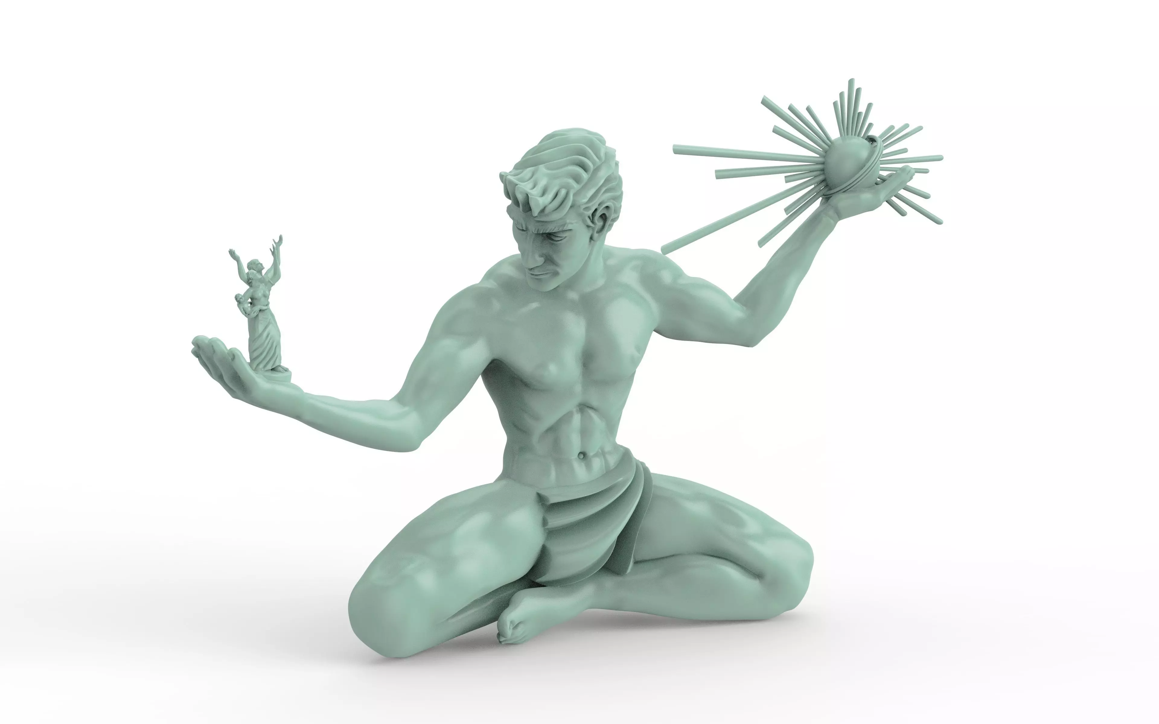 The Spirit of Detroit 3D print model_0