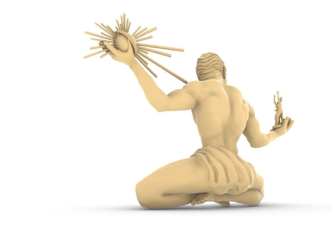 The Spirit of Detroit 3D print model_8