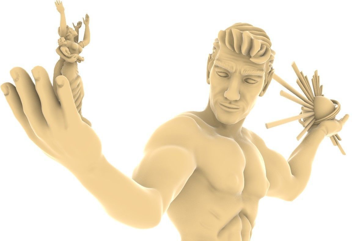 The Spirit of Detroit 3D print model_38