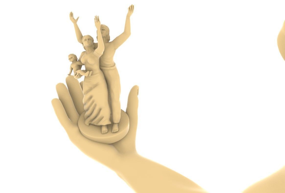 The Spirit of Detroit 3D print model_6