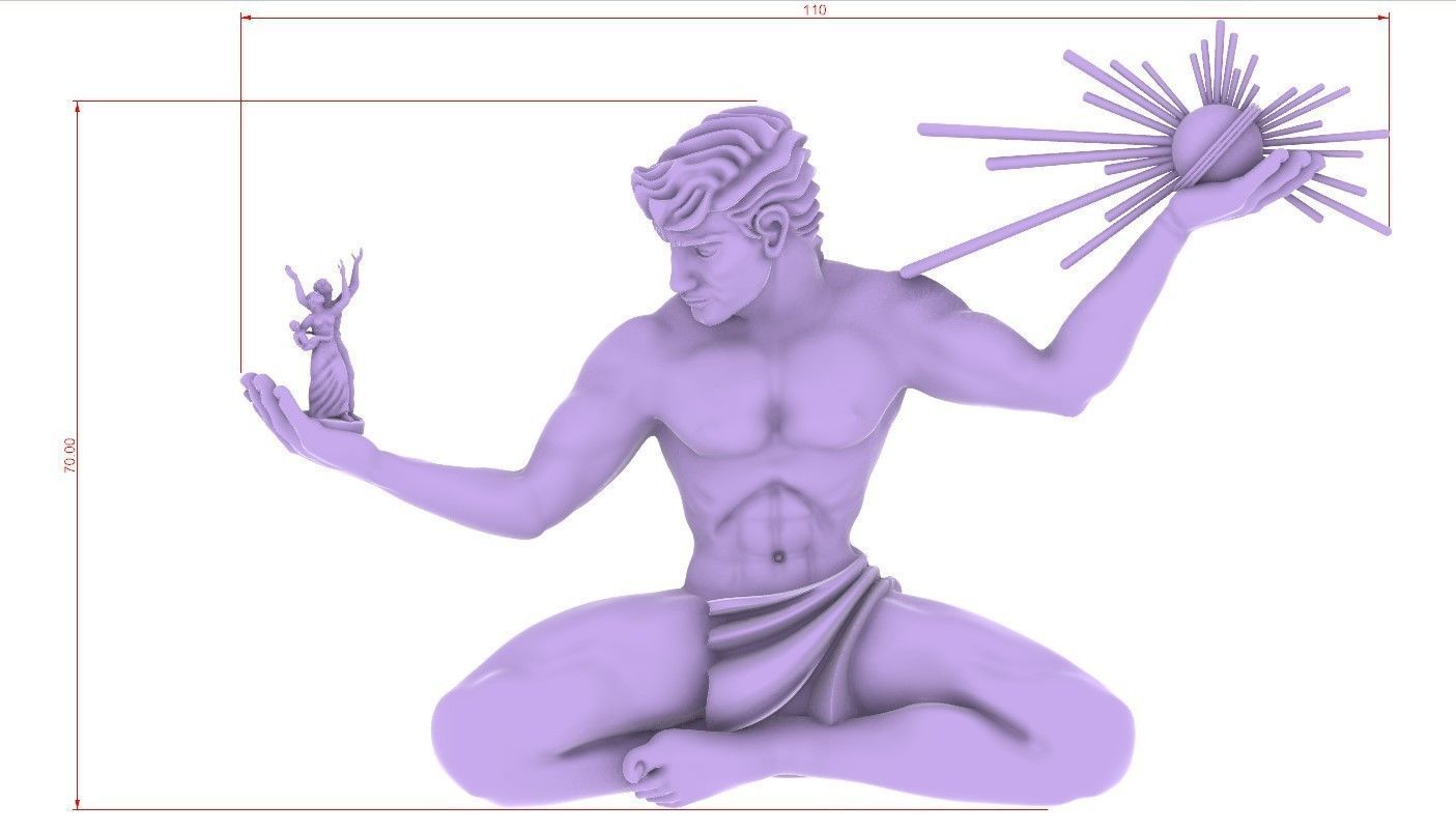 The Spirit of Detroit 3D print model_29