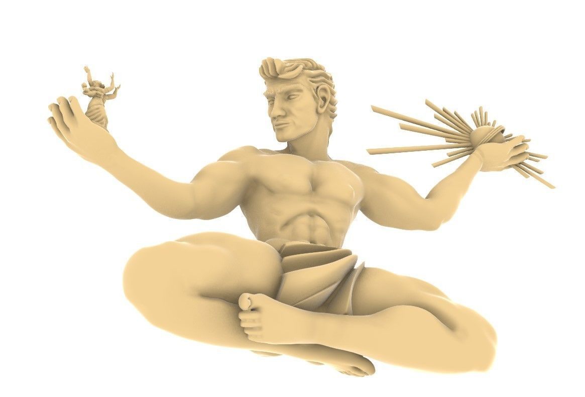 The Spirit of Detroit 3D print model_46