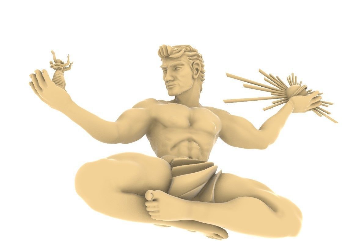 The Spirit of Detroit 3D print model_43