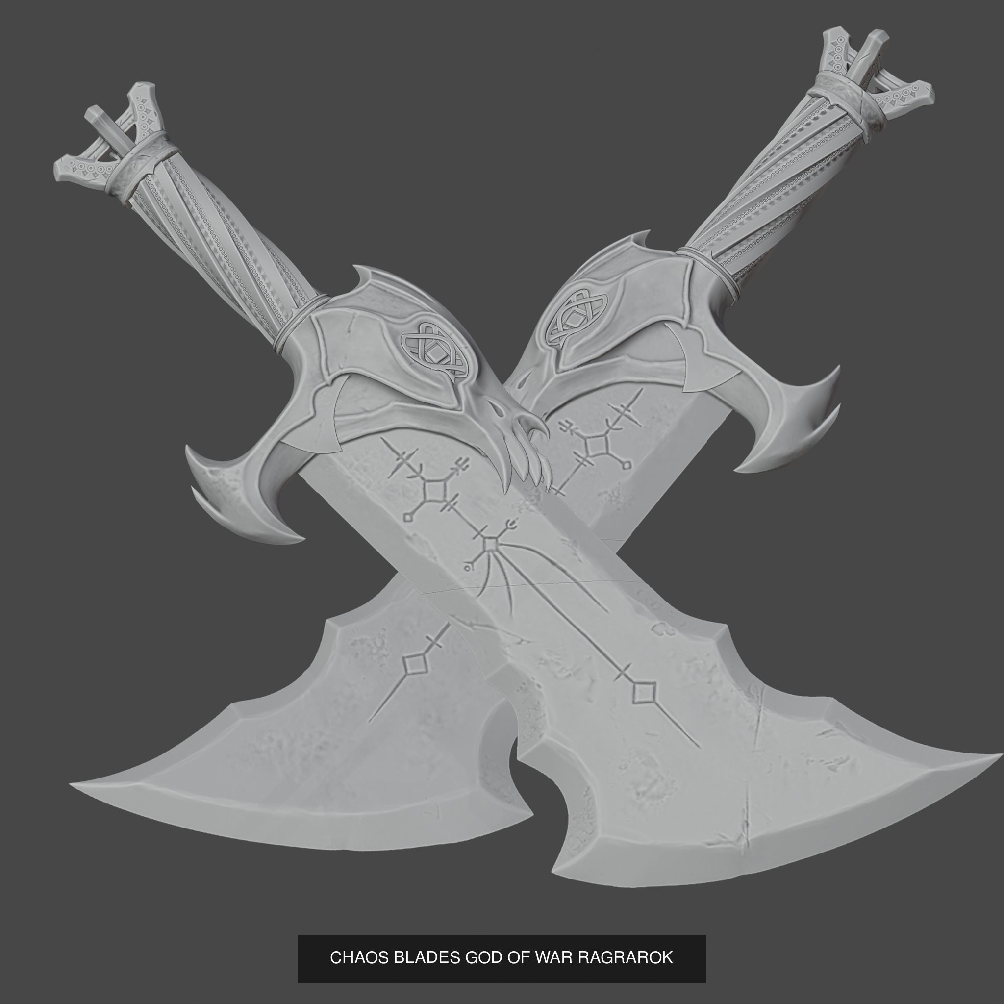 Chaos blades Printable 3d model 3D Model Collection_4