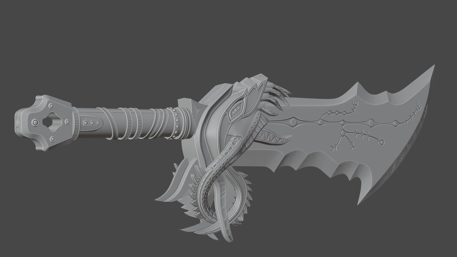 Chaos blades Printable 3d model 3D Model Collection_28