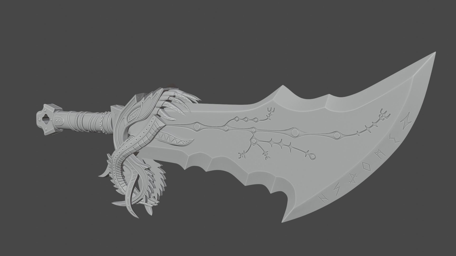 Chaos blades Printable 3d model 3D Model Collection_22