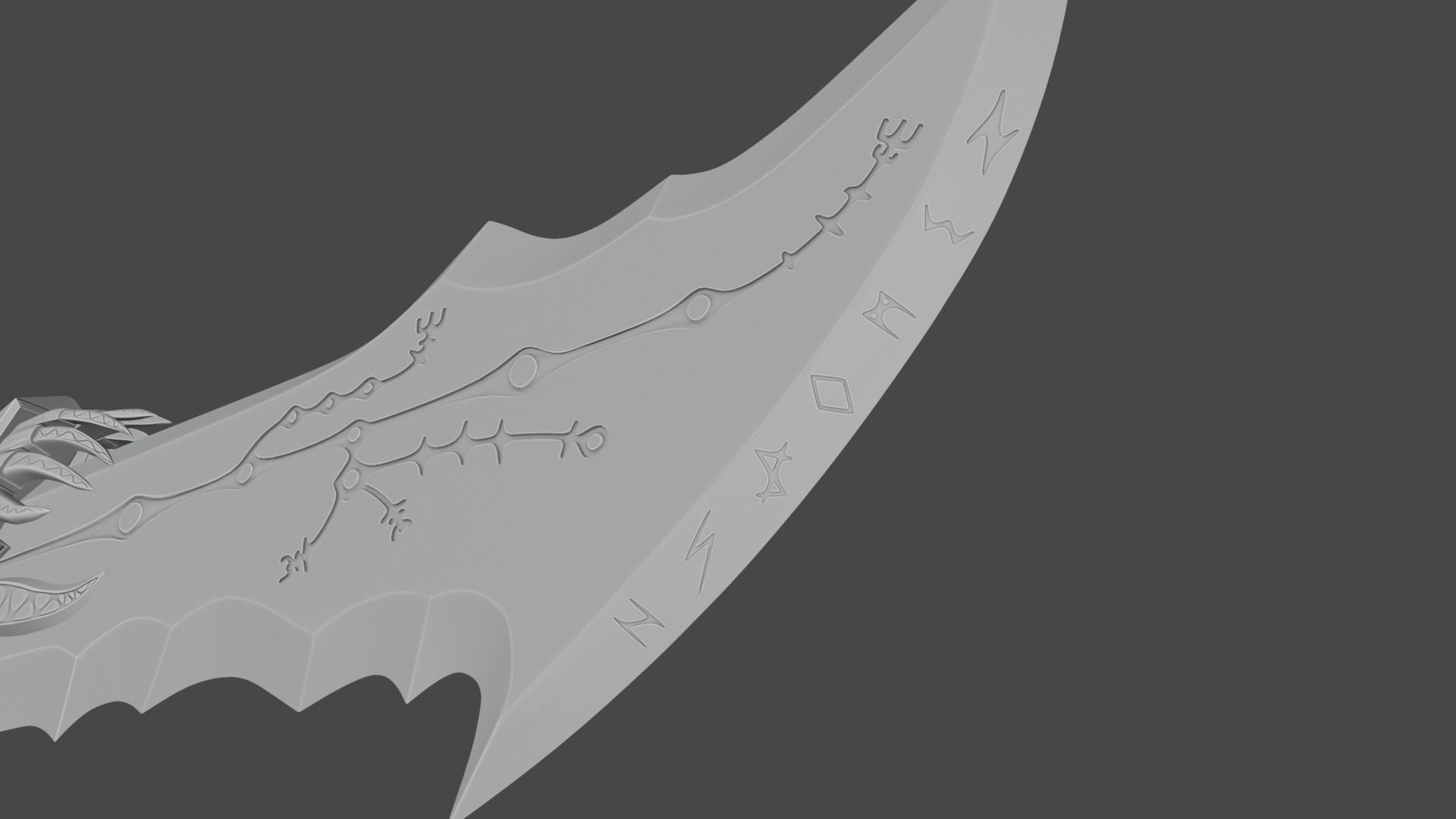 Chaos blades Printable 3d model 3D Model Collection_36