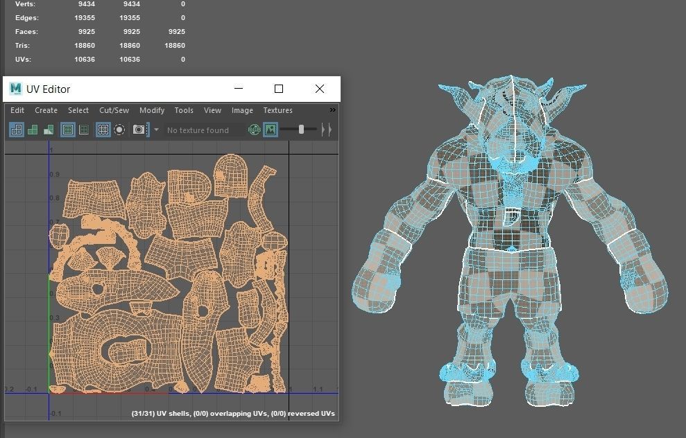 Boxer bull in boxing gloves Low-poly 3D model_4