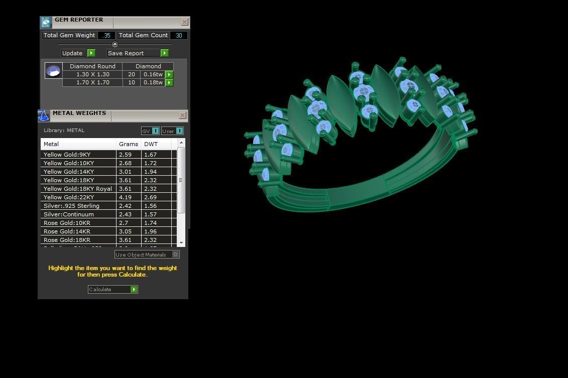 Light Wt Ring - 17 3D print model_3