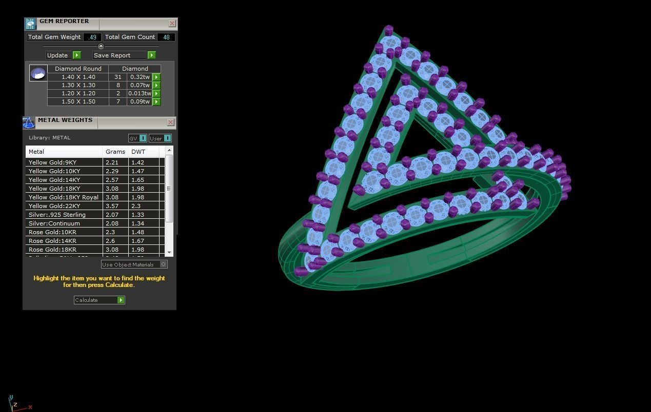 Light Wt Ring - 12 3D print model_3