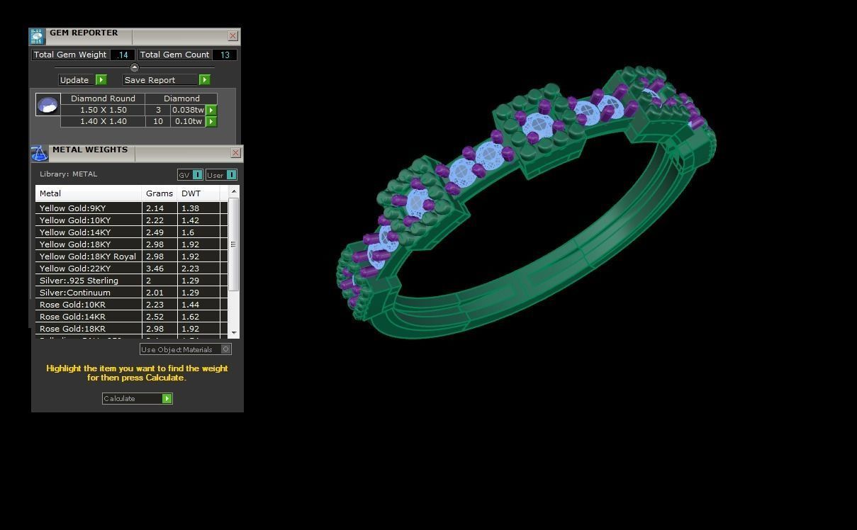 Light Wt Ring - 11 3D print model_3