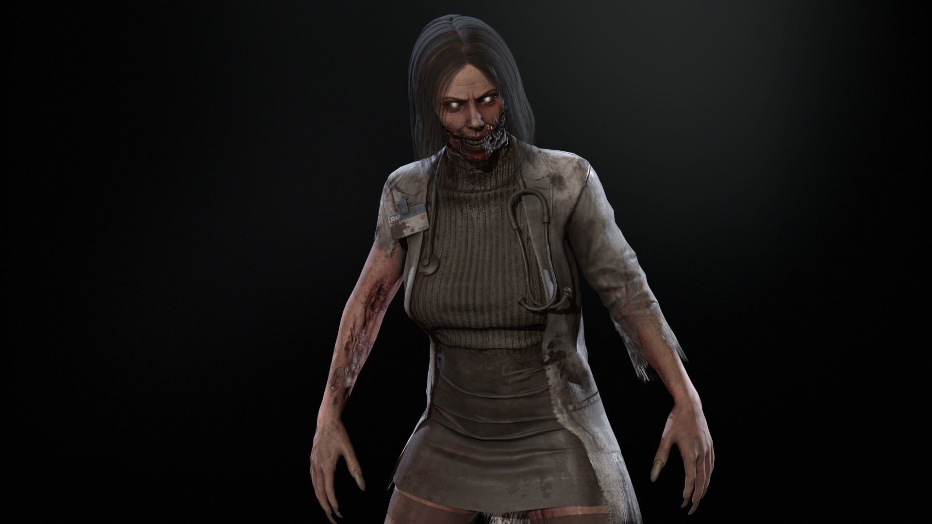 UrbanZombie8 for pack Low-poly 3D model_28