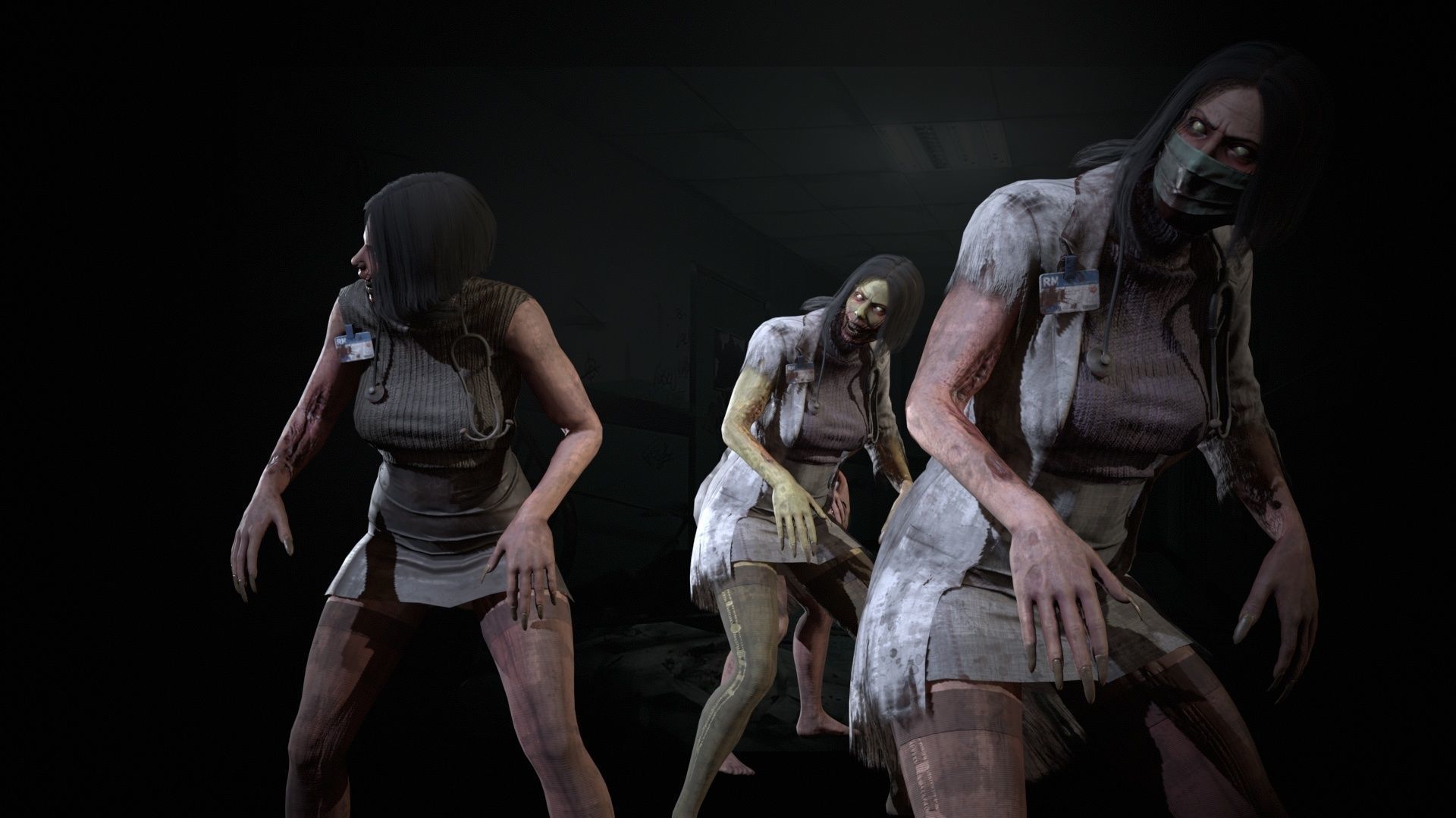 UrbanZombie8 for pack Low-poly 3D model_14