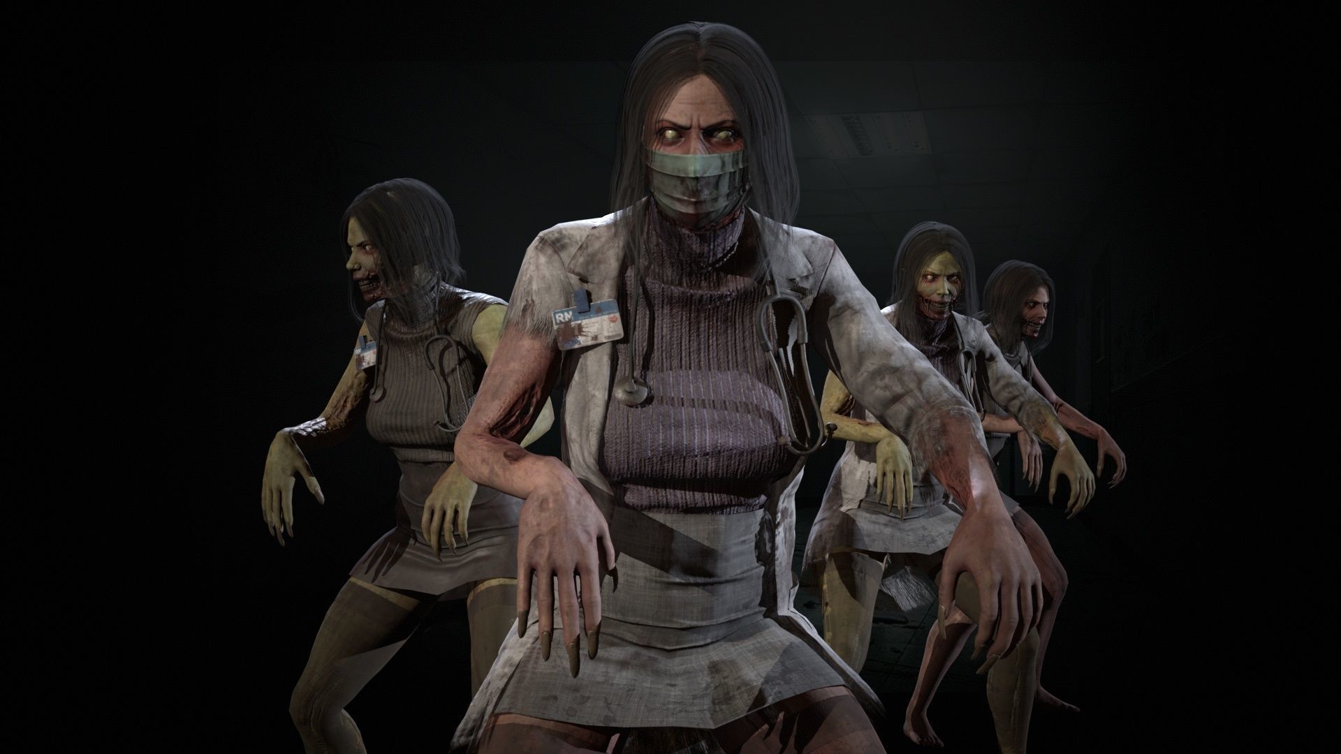 UrbanZombie8 for pack Low-poly 3D model_2