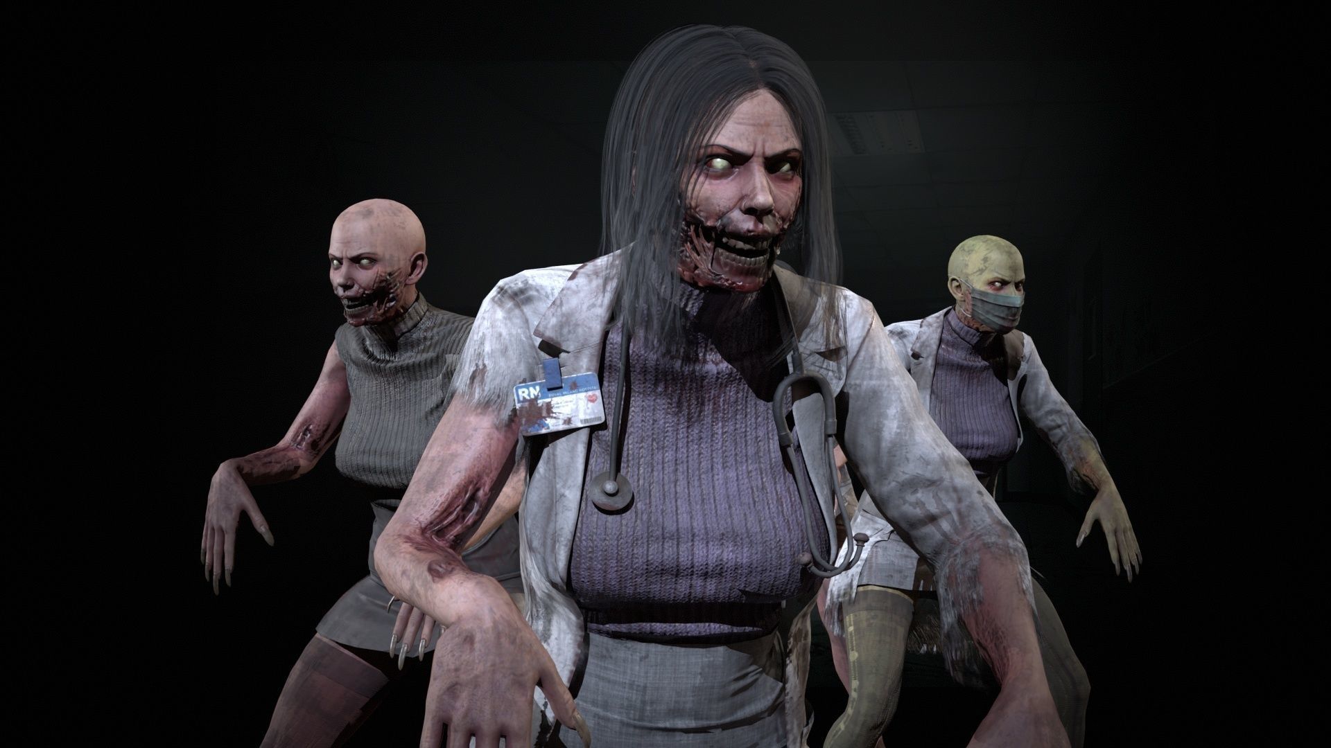 UrbanZombie8 for pack Low-poly 3D model_20