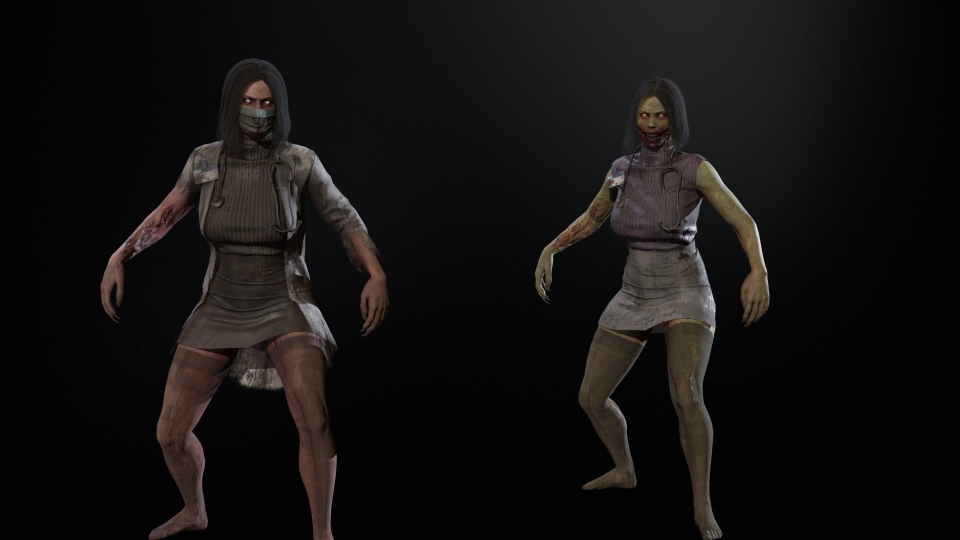 UrbanZombie8 for pack Low-poly 3D model_26