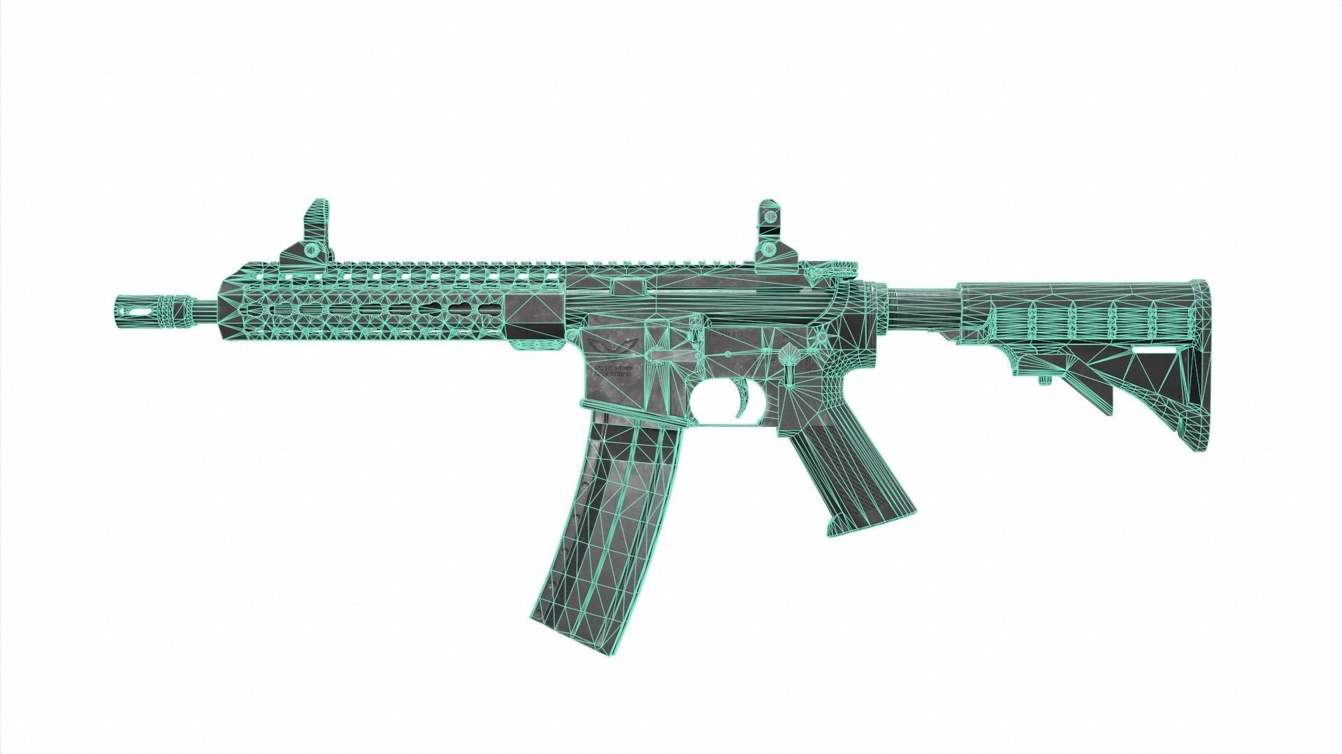 3D model AR-15 ar - rifle VR / AR / low-poly | CGTrader