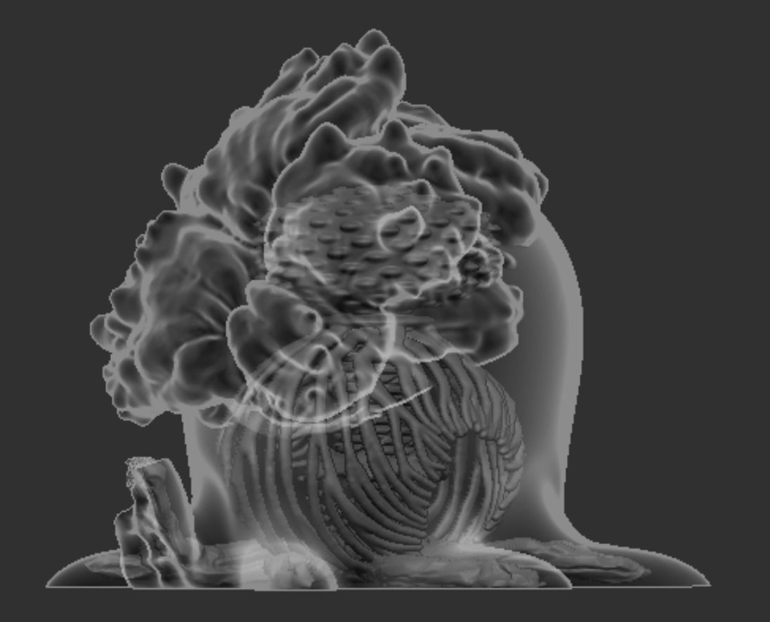 Infected Octopus The Last of US clicker 3D print model_2