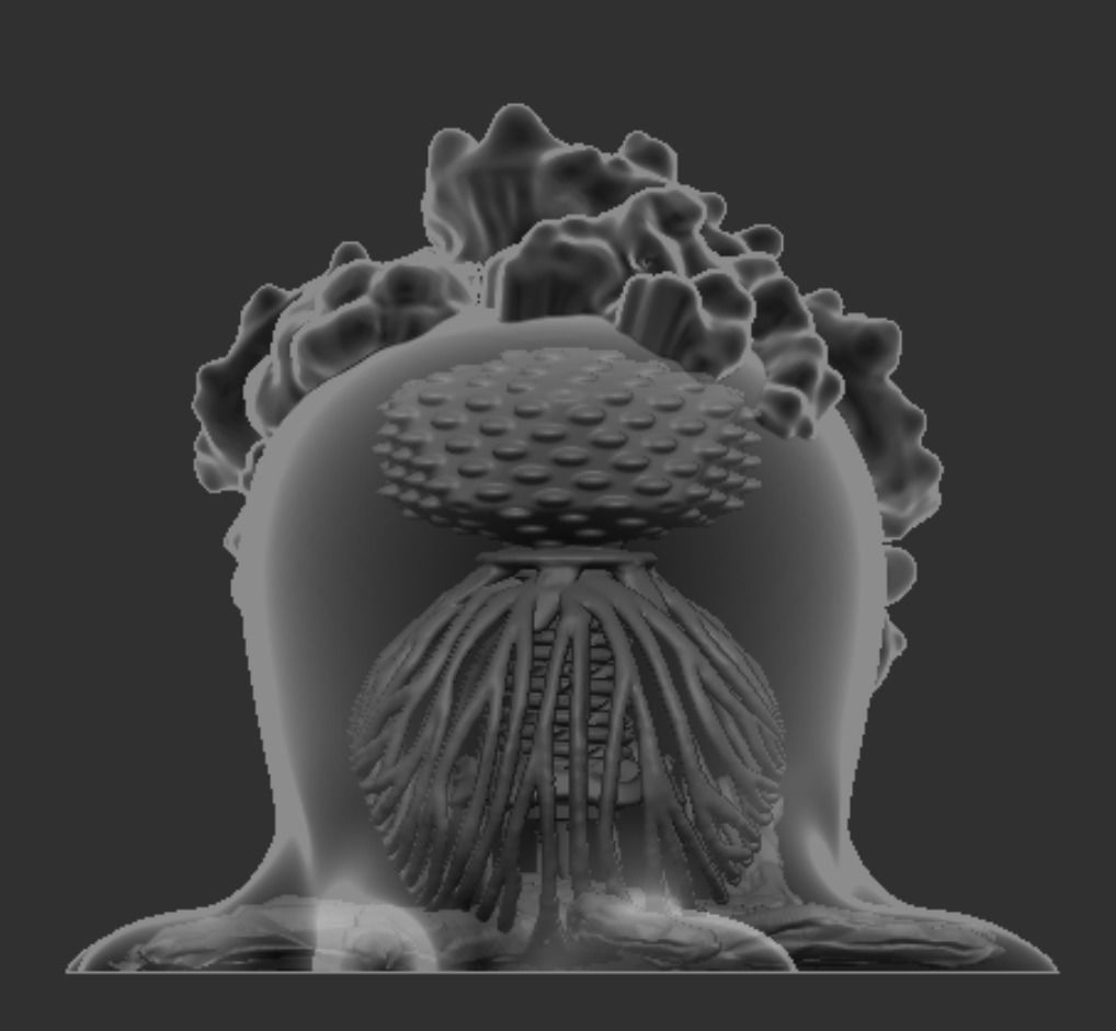 Infected Octopus The Last of US clicker 3D print model_13