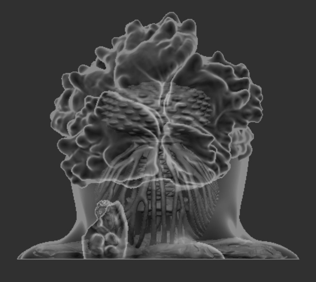 Infected Octopus The Last of US clicker 3D print model_1