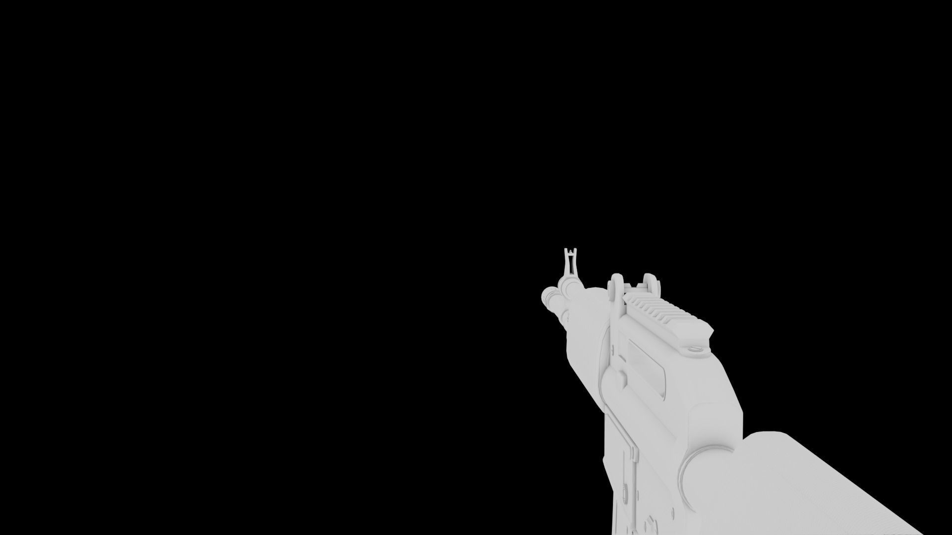 CAR-762 Custom Assault Rifle Low-poly 3D model_17