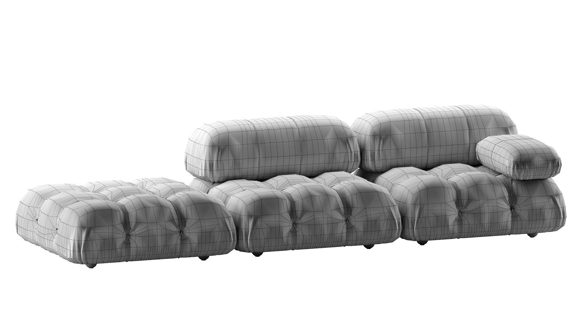 B and B  Italia Camaleonda 3D model_22