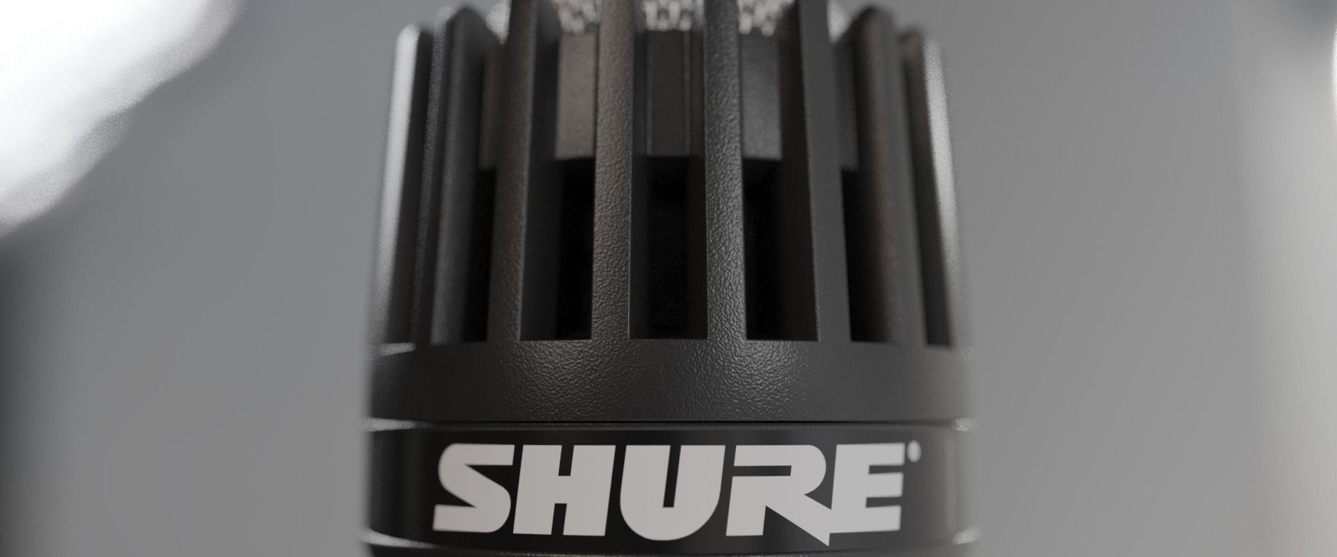 Shure SM57 Microphone 3D model_10