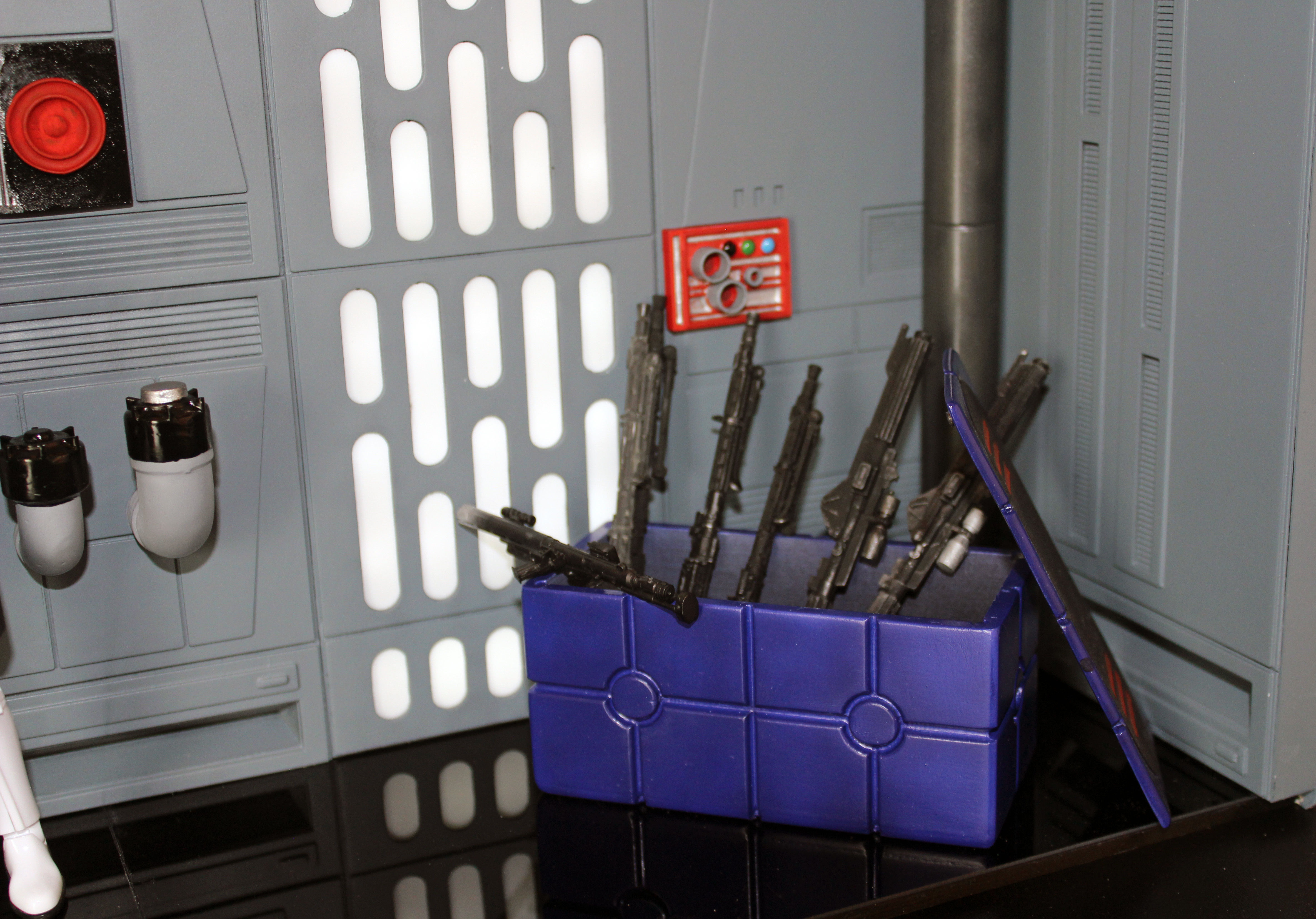 Death Star Wall Panel - C - 1-6 scale Hottoys Free 3D print model_30