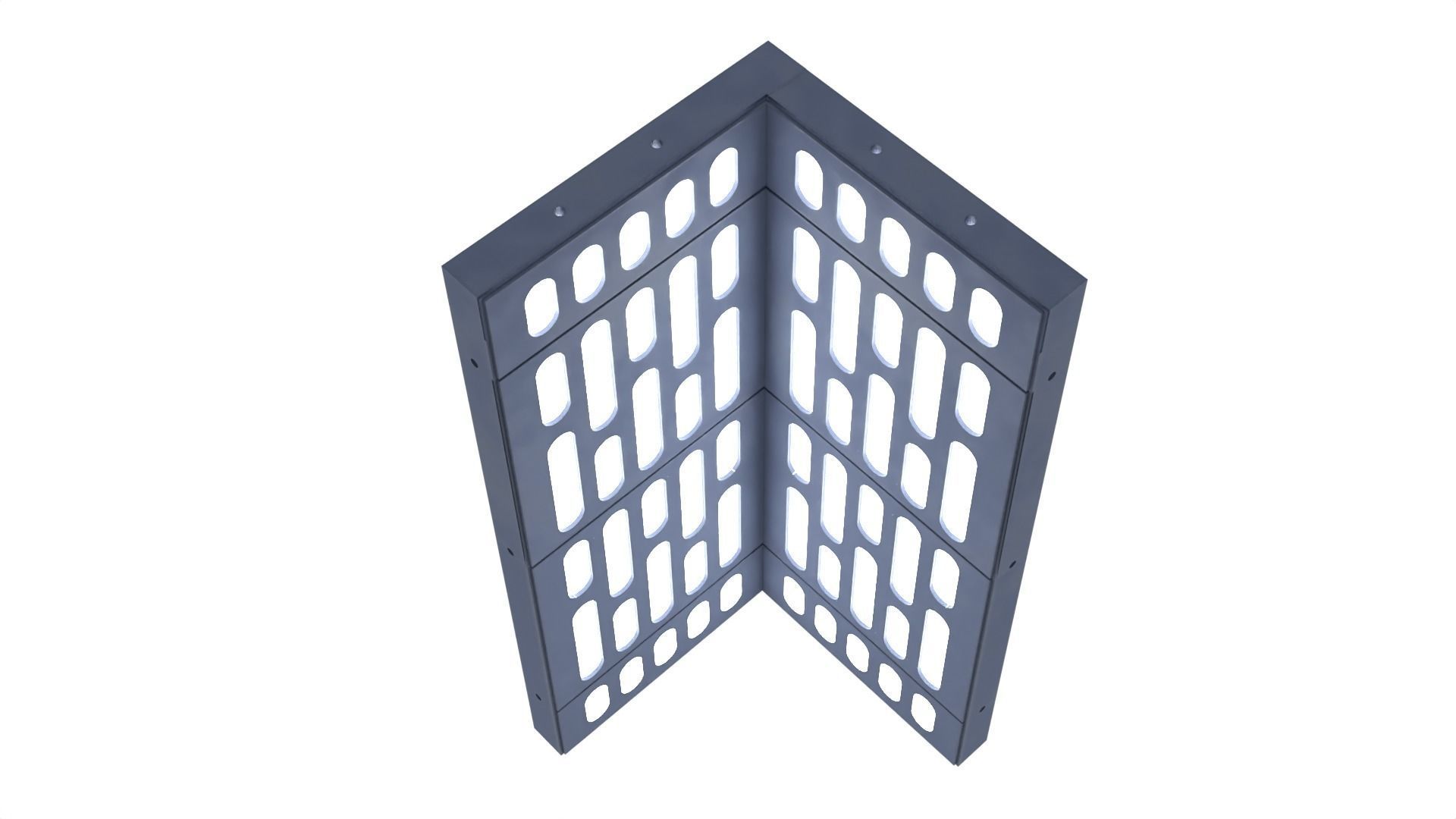 Death Star Wall Panel - C - 1-12 scale Blackseries Free 3D print model_24