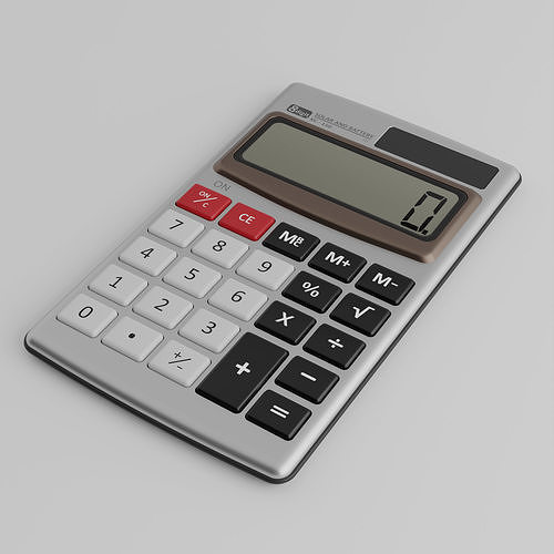 Mini Calculator Free 3D model